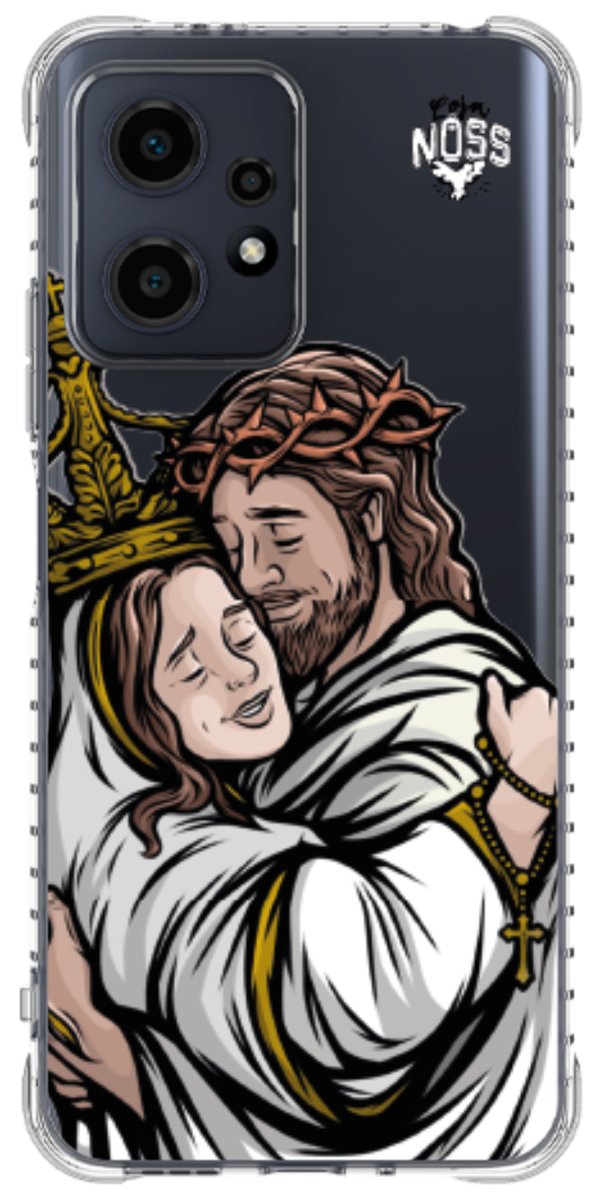 Capinha Para Celular Tudo com Jesus Nada sem Maria