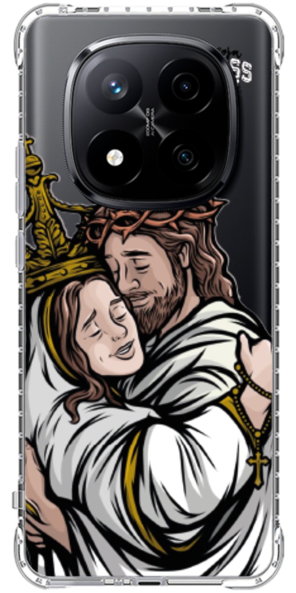 Capinha Para Celular Tudo com Jesus Nada sem Maria
