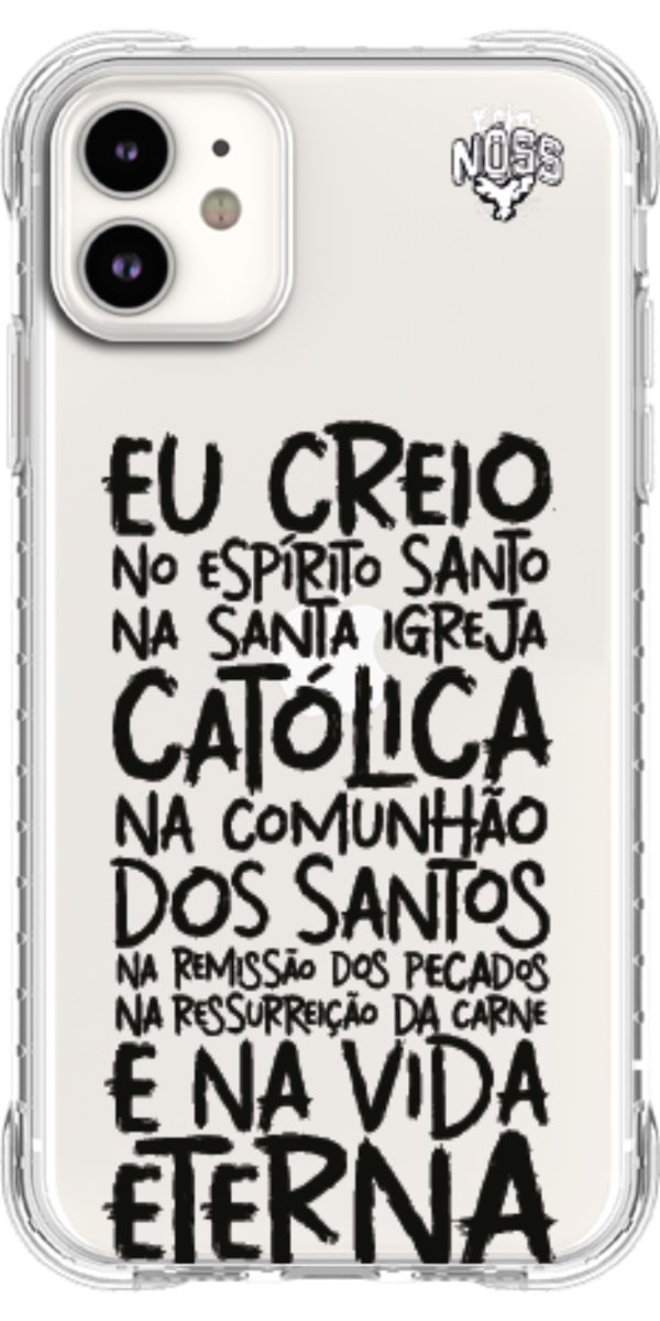 Capinha Para Celular Oração eu Creio