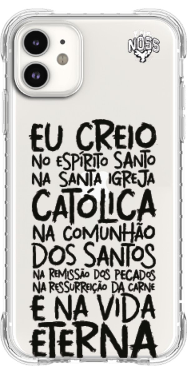Capinha Para Celular Oração eu Creio