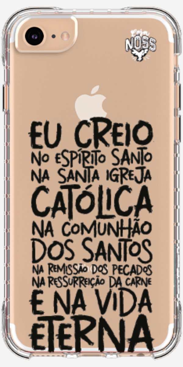 Capinha Para Celular Oração eu Creio
