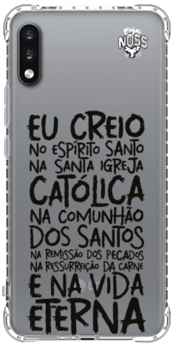 Capinha Para Celular Oração eu Creio
