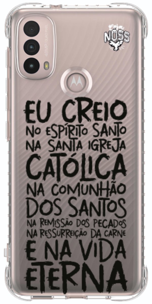 Capinha Para Celular Oração eu Creio