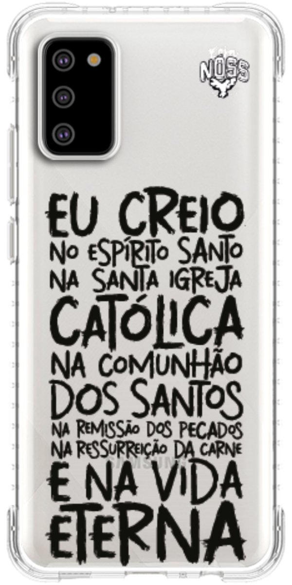 Capinha Para Celular Oração eu Creio