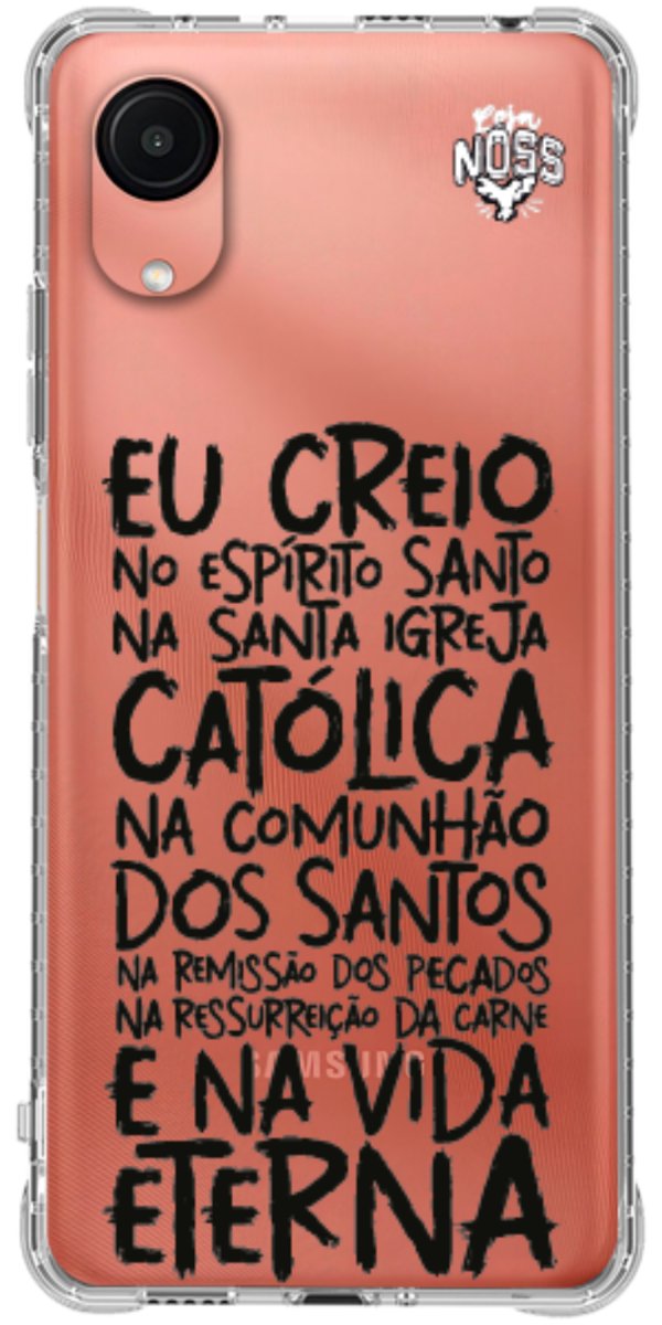 Capinha Para Celular Oração eu Creio