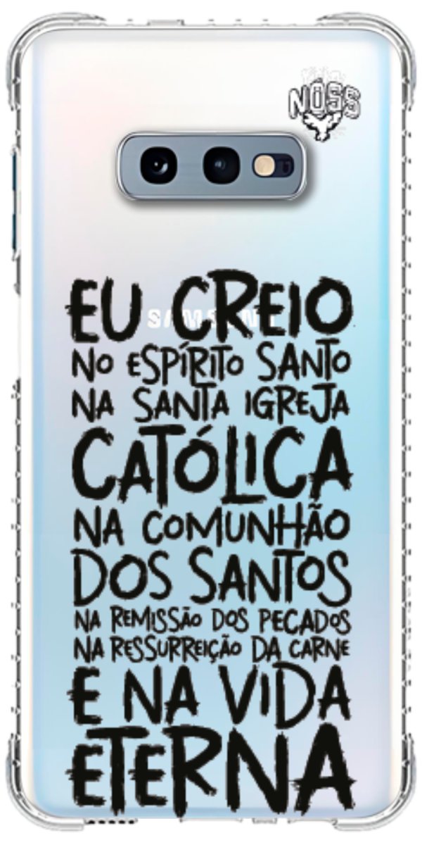 Capinha Para Celular Oração eu Creio