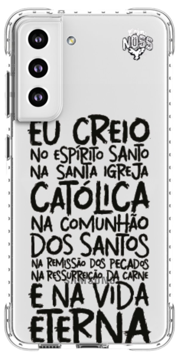 Capinha Para Celular Oração eu Creio