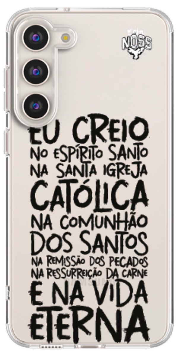 Capinha Para Celular Oração eu Creio