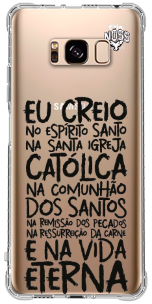 Capinha Para Celular Oração eu Creio