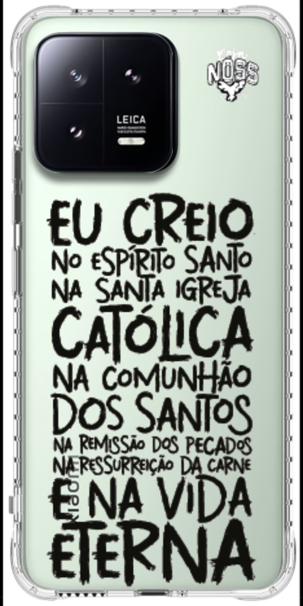 Capinha Para Celular Oração eu Creio