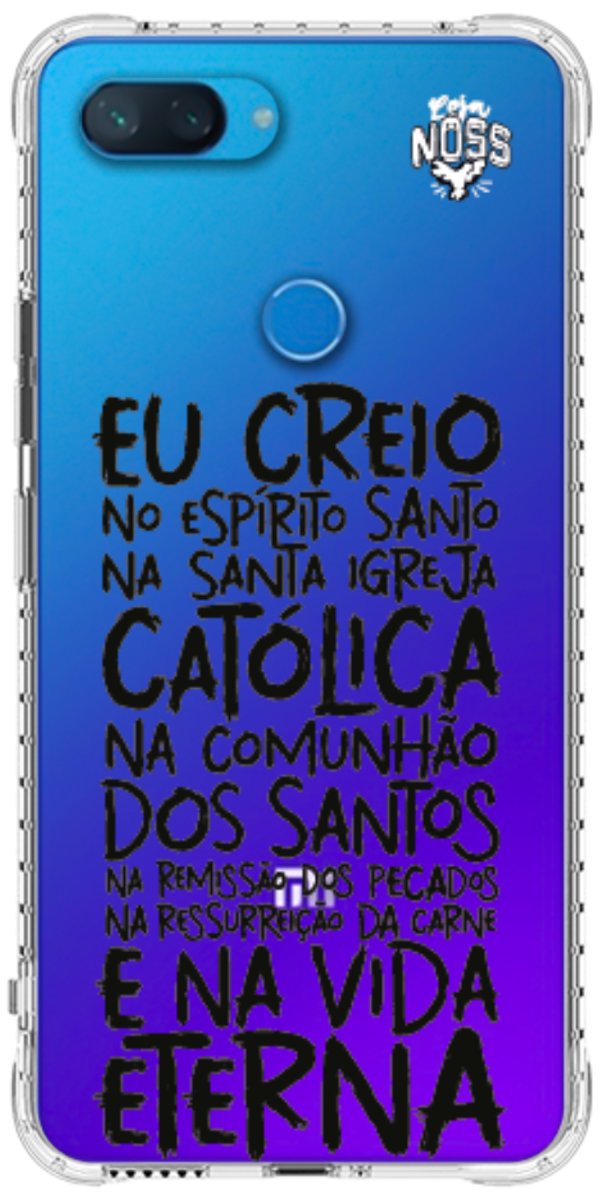 Capinha Para Celular Oração eu Creio