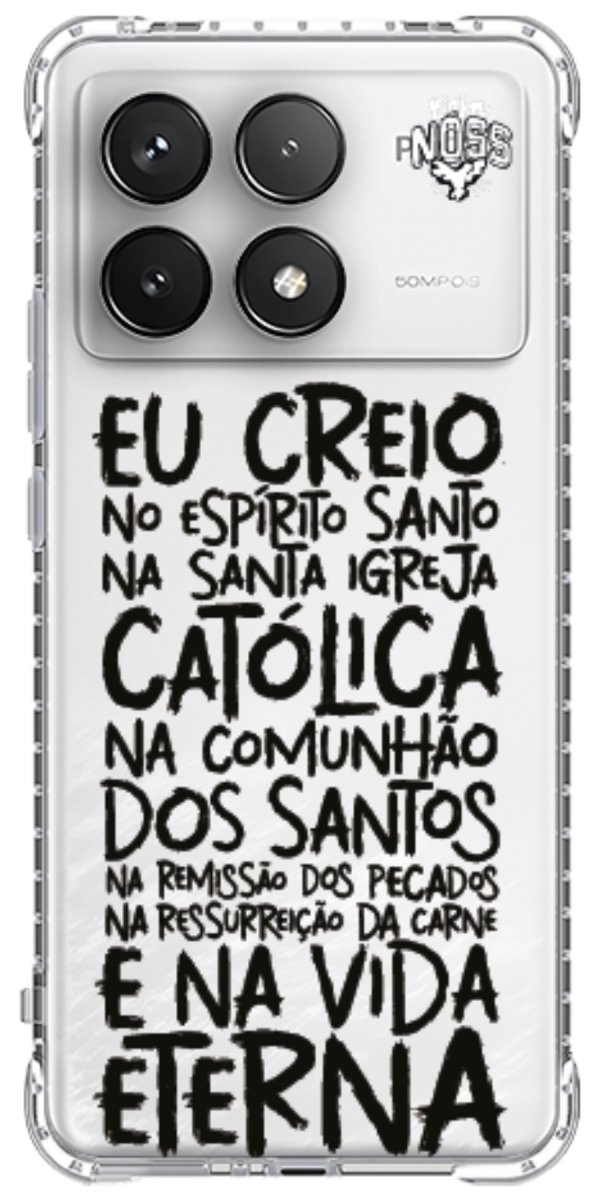 Capinha Para Celular Oração eu Creio