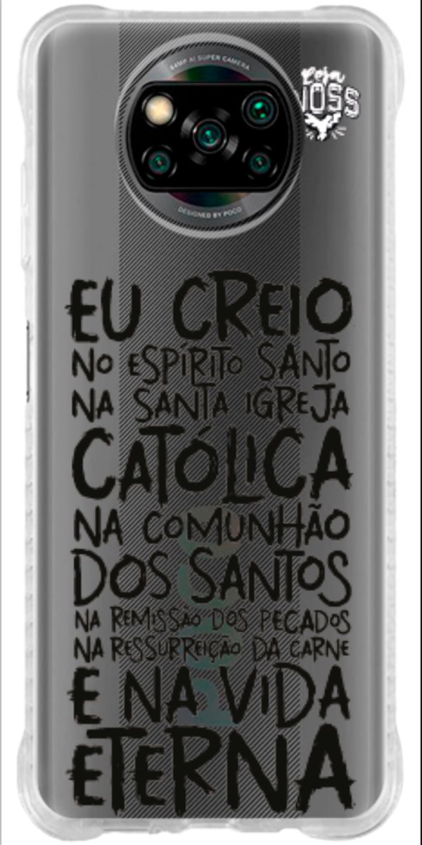 Capinha Para Celular Oração eu Creio
