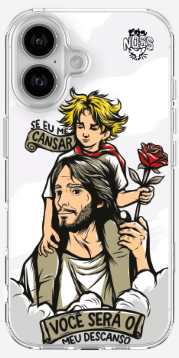Capinha Para Celular Jesus é Meu Descanso
