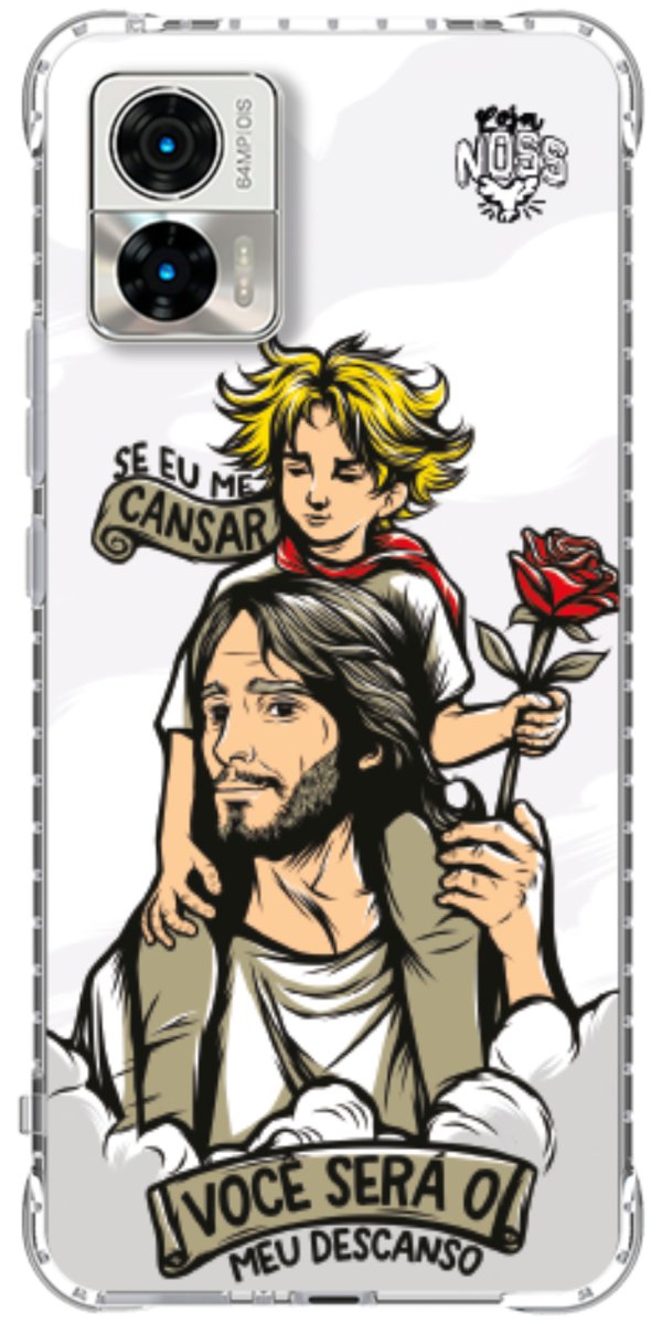 Capinha Para Celular Jesus é Meu Descanso
