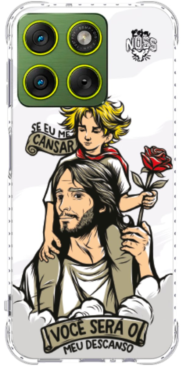 Capinha Para Celular Jesus é Meu Descanso