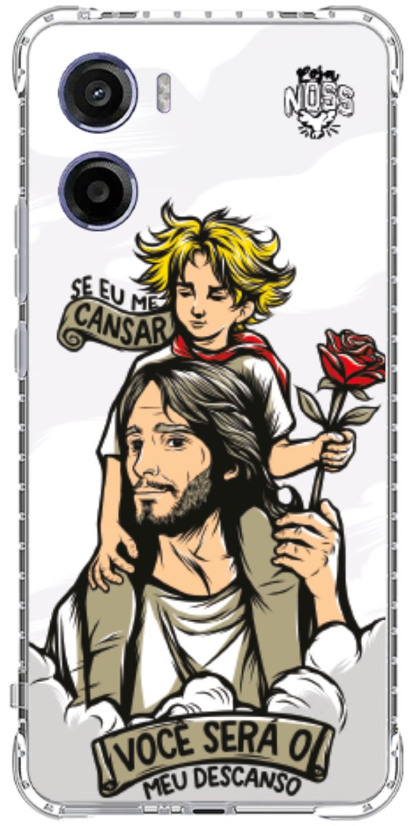 Capinha Para Celular Jesus é Meu Descanso