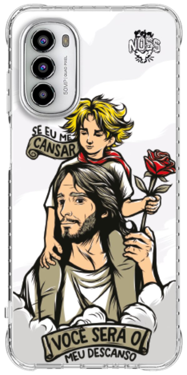 Capinha Para Celular Jesus é Meu Descanso