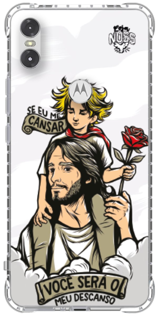 Capinha Para Celular Jesus é Meu Descanso