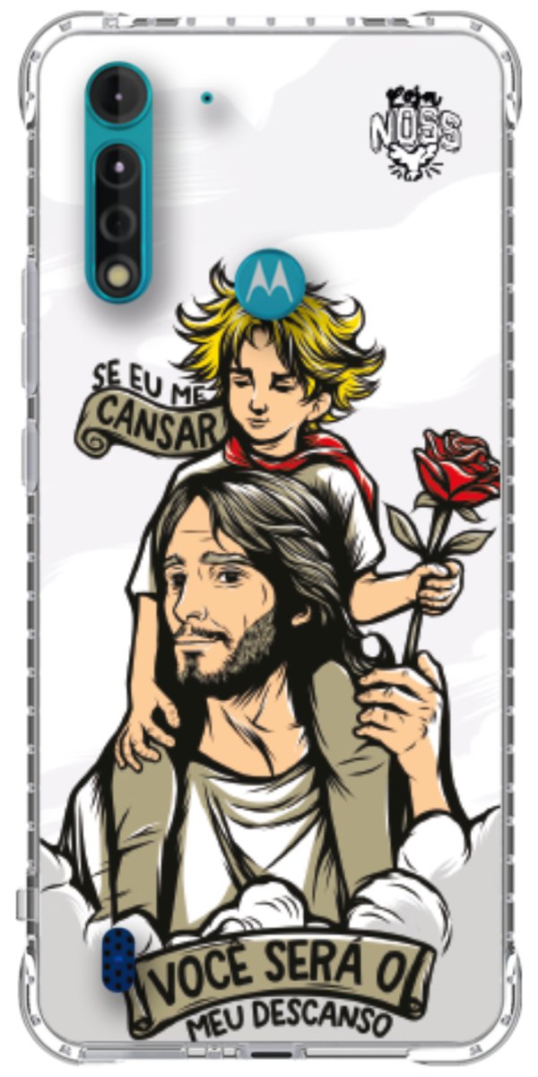 Capinha Para Celular Jesus é Meu Descanso