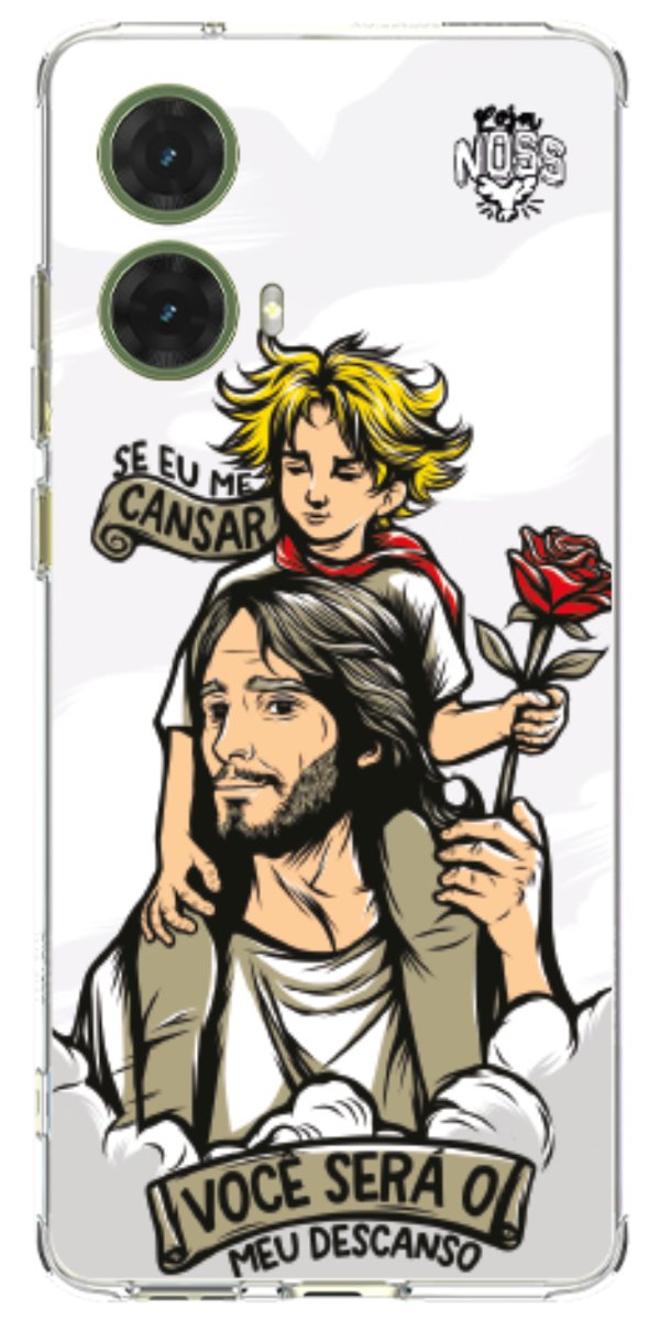 Capinha Para Celular Jesus é Meu Descanso