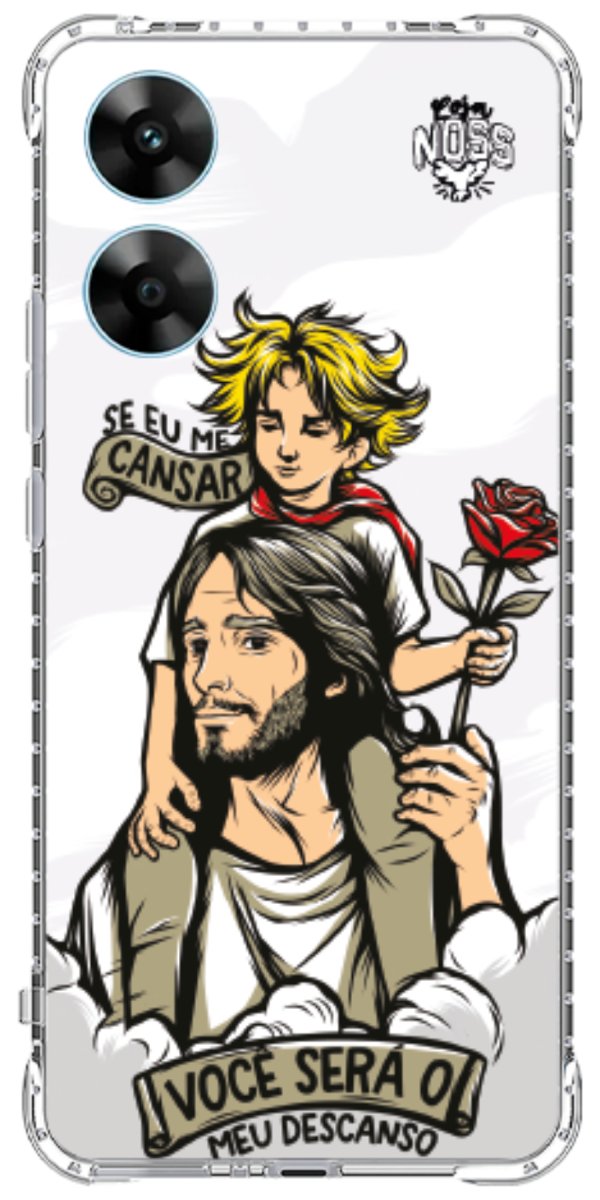 Capinha Para Celular Jesus é Meu Descanso