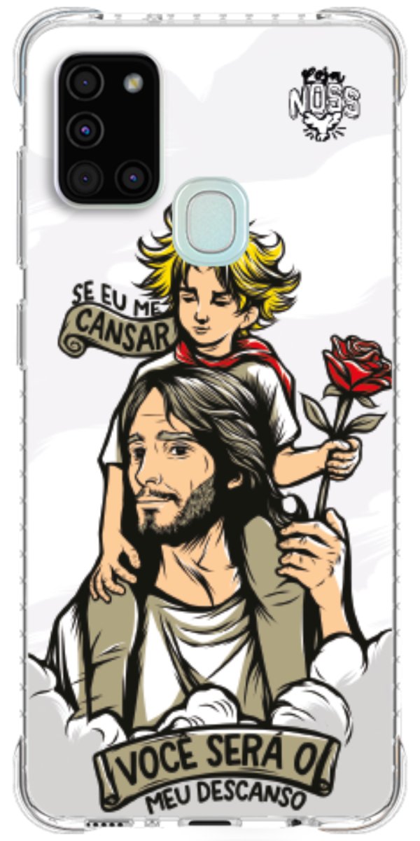Capinha Para Celular Jesus é Meu Descanso