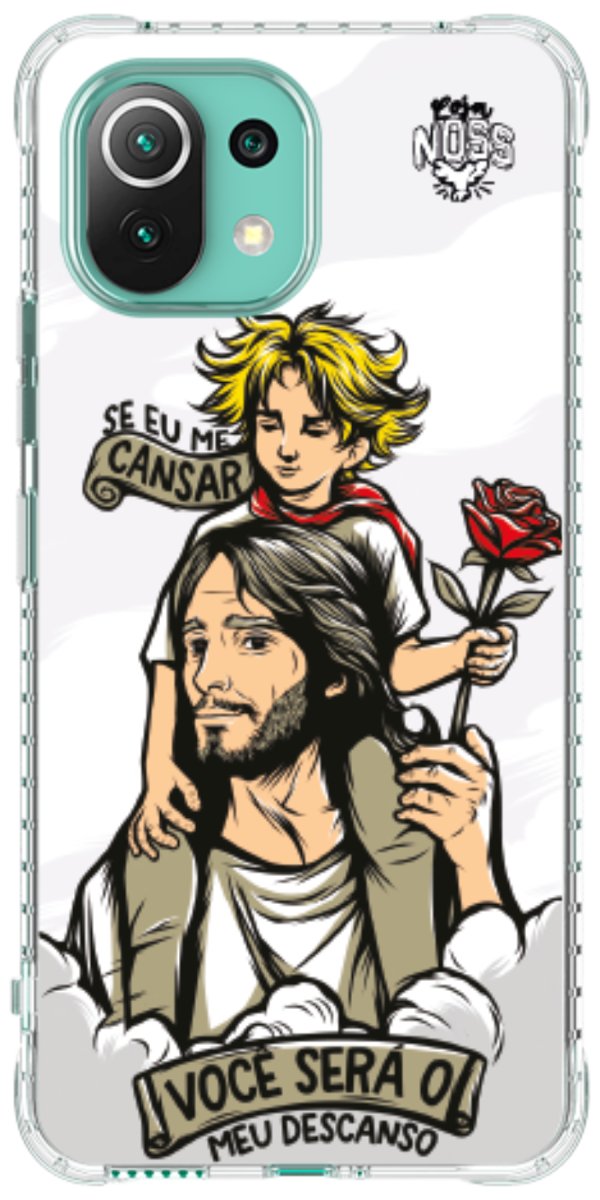 Capinha Para Celular Jesus é Meu Descanso