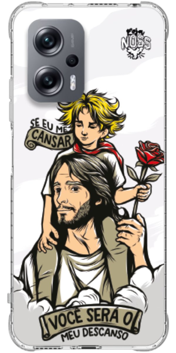 Capinha Para Celular Jesus é Meu Descanso