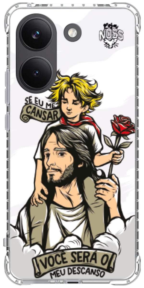 Capinha Para Celular Jesus é Meu Descanso