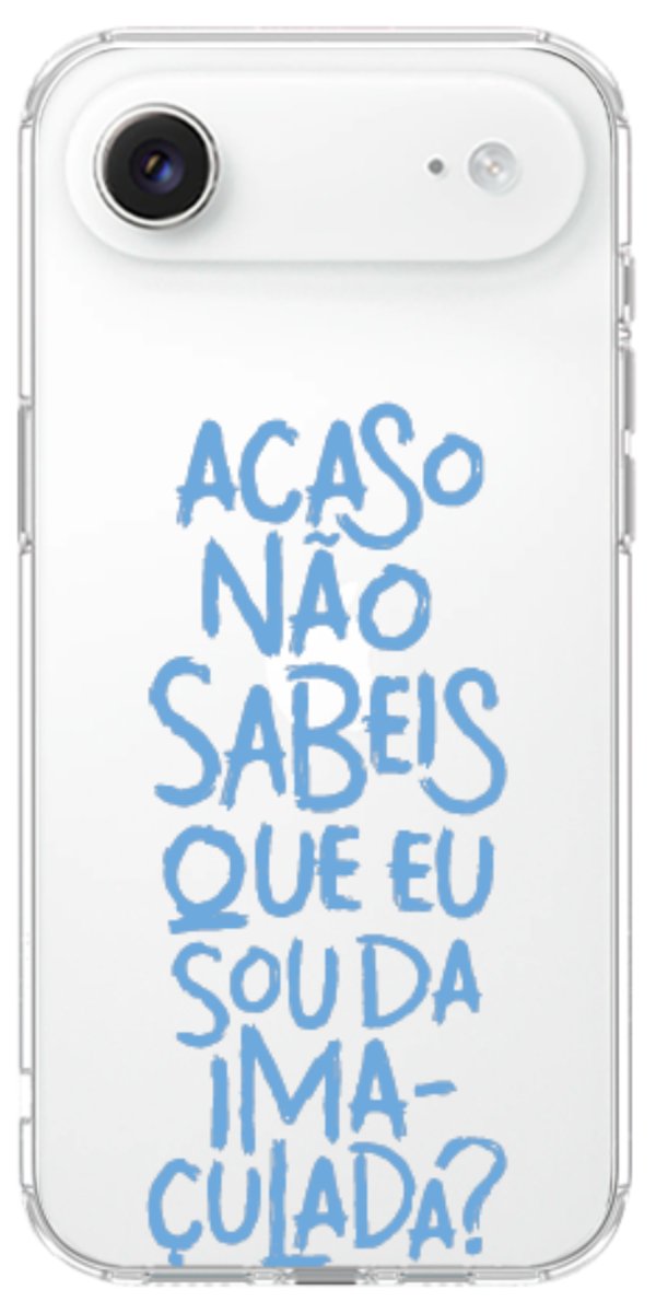Capinha Para Celular Acaso Não Sabeis