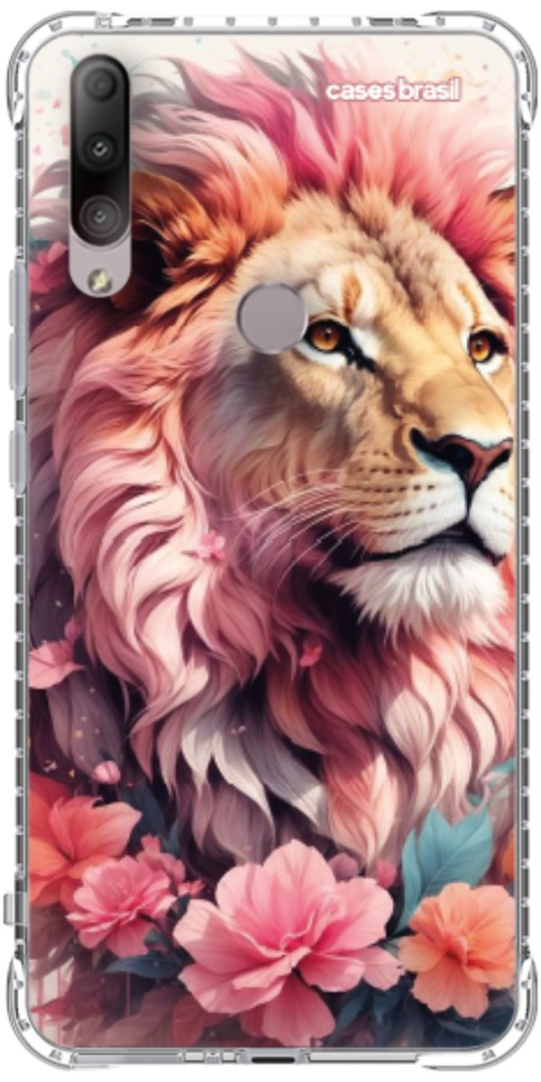 Capinha para Celular Leão Floral