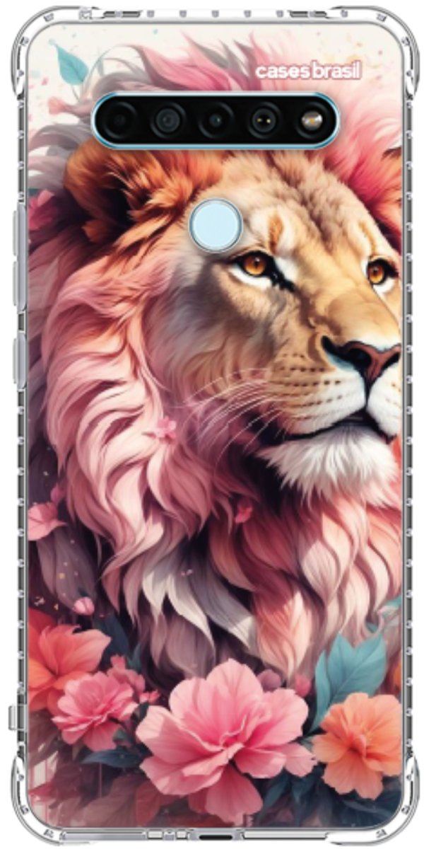 Capinha para Celular Leão Floral