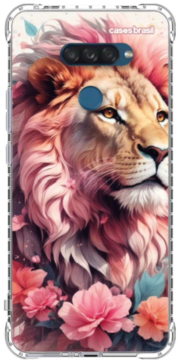 Capinha para Celular Leão Floral