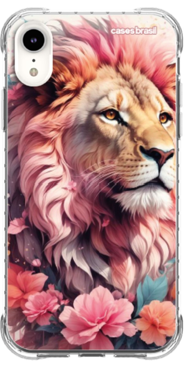Capinha para Celular Leão Floral