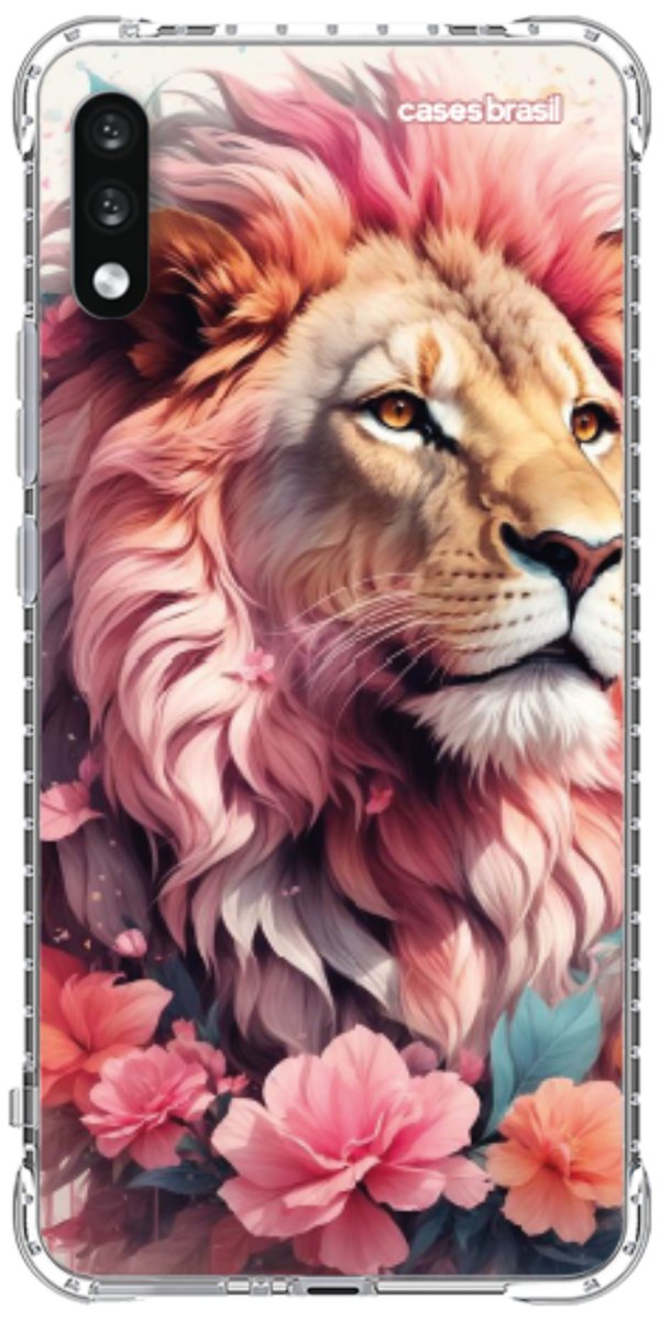 Capinha para Celular Leão Floral