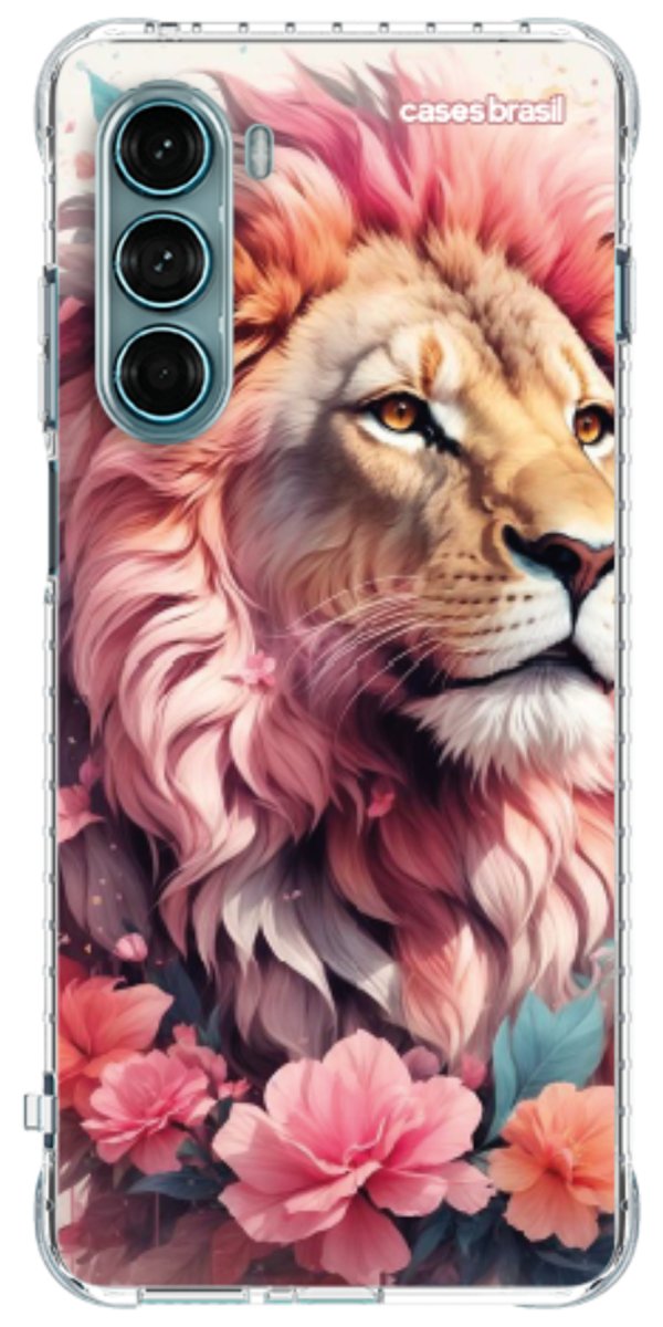 Capinha para Celular Leão Floral