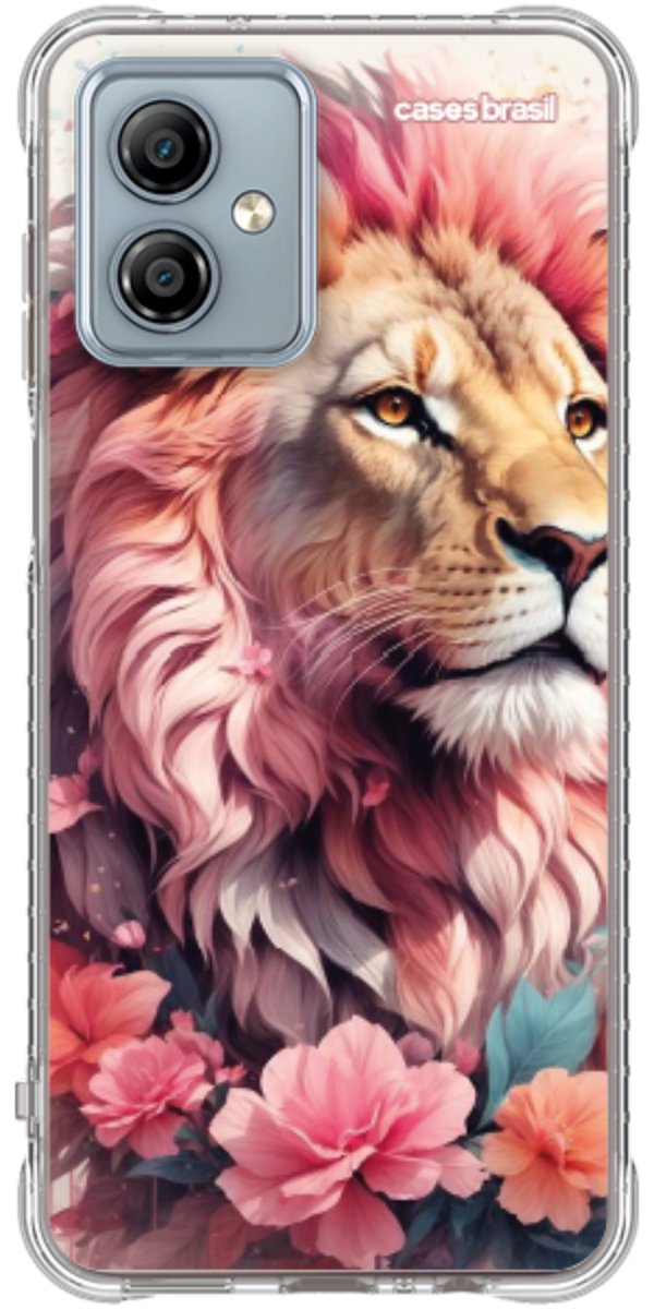 Capinha para Celular Leão Floral