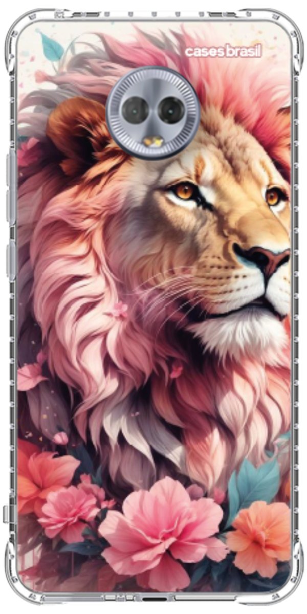 Capinha para Celular Leão Floral