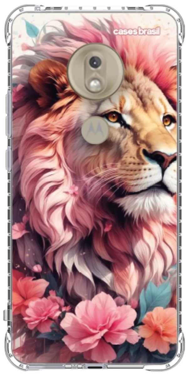 Capinha para Celular Leão Floral