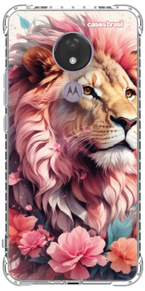 Capinha para Celular Leão Floral