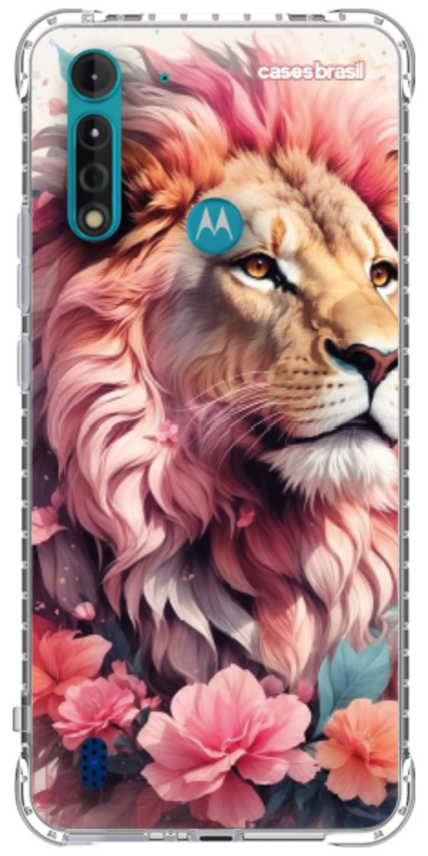 Capinha para Celular Leão Floral