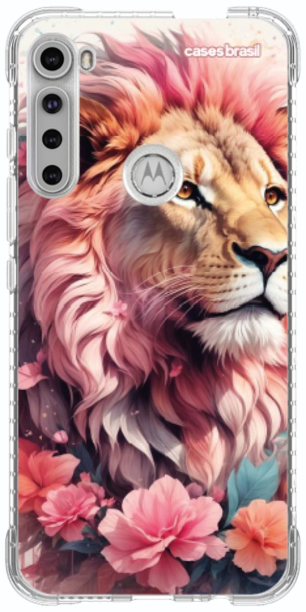 Capinha para Celular Leão Floral