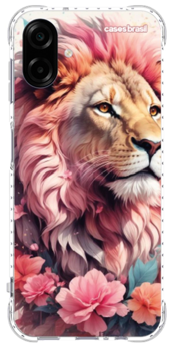 Capinha para Celular Leão Floral