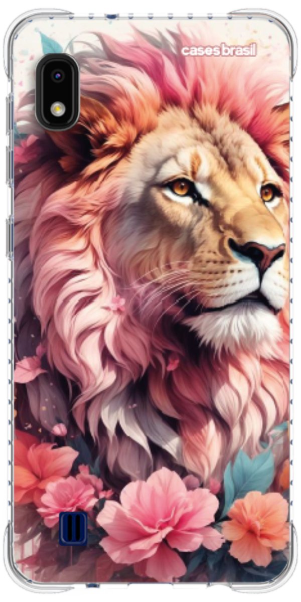 Capinha para Celular Leão Floral