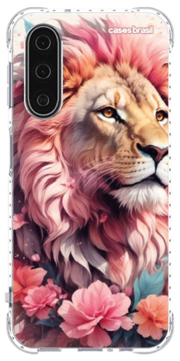 Capinha para Celular Leão Floral