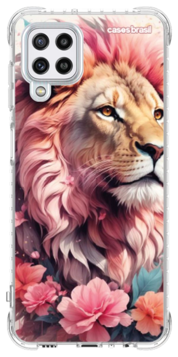 Capinha para Celular Leão Floral