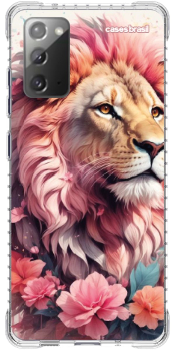 Capinha para Celular Leão Floral