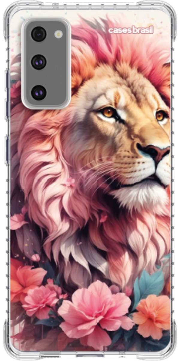 Capinha para Celular Leão Floral