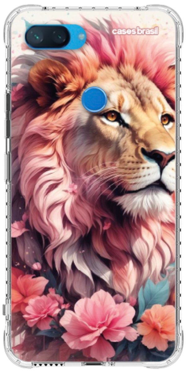 Capinha para Celular Leão Floral
